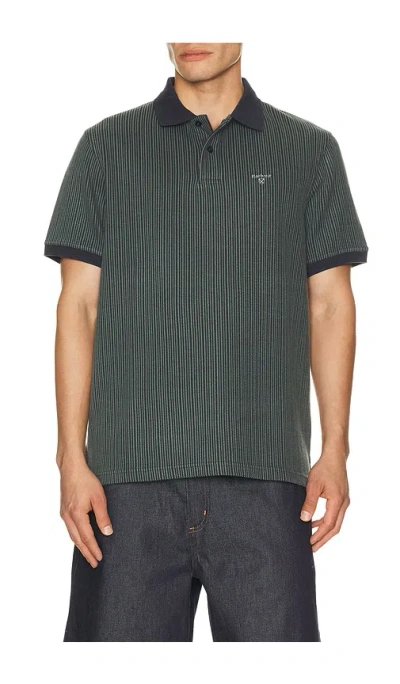 Barbour Harworth Tailored Polo In Blue