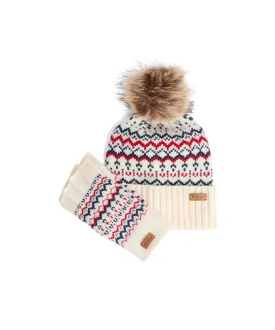Barbour Hat And Glove Thermal Set In Multi