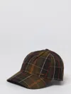 Barbour Tartan Baseball Cap In Multi