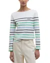 Barbour Hawkins Stripe Long Sleeve Cotton Top