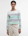 Barbour Hawkins Womens Striped Long-sleeved T-shirt In Multi