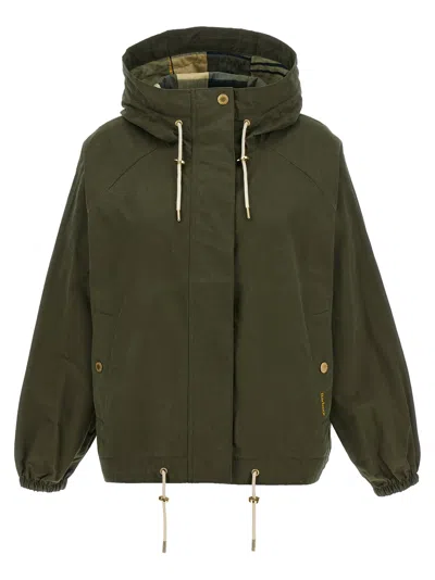 Barbour Hawkridge Showerproof Jacket In Green