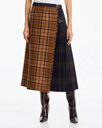 Barbour Hazelwood Midi Skirt In Multi