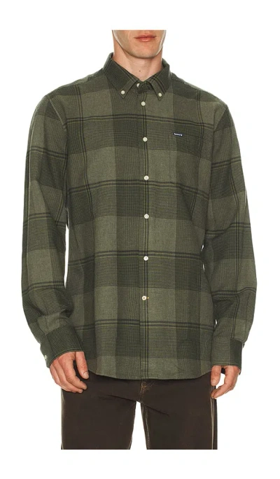 Barbour Heaney Checked Tailored Shirt In Green