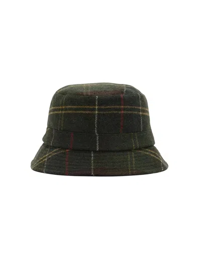 Barbour Heidi Tartan Sports Hat In Green