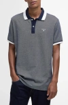Barbour Helwith Tailored Fit Cotton Polo In Gray