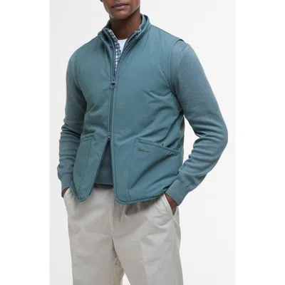 Barbour Henley Liddesdale Padded Gilet Vest In Vintage Teal