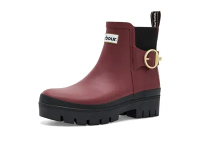 Barbour Hepburn Ankle Welly Women's Rain Boots Cranberry Red: 7 M, Rubber