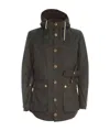 Barbour Game Waxed Parka In Black