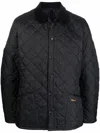 Barbour Liddesdale Quilted Jacket In Black