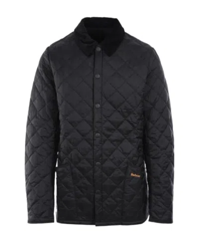 BARBOUR HERITAGE LIDDESDALE QUILTED CORDUROY-COLLAR JACKET