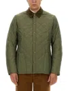Barbour Liddesdale Quilted Nylon Jacket In Green