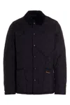 Barbour Heritage Liddesdale Diamond Quilted Jacket In Black