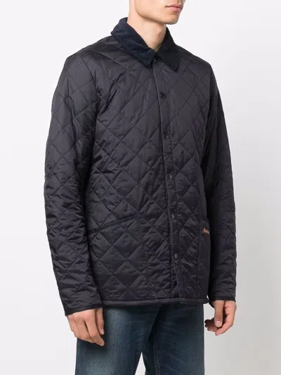 Barbour Liddesdale Mens Quilted Jacket In Navy