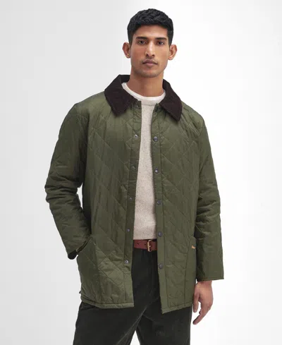 Barbour Heritage Liddesdale Quilt Mini Jacket In Green