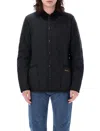 Barbour Heritage Liddesdale Quilted Jacket In Black