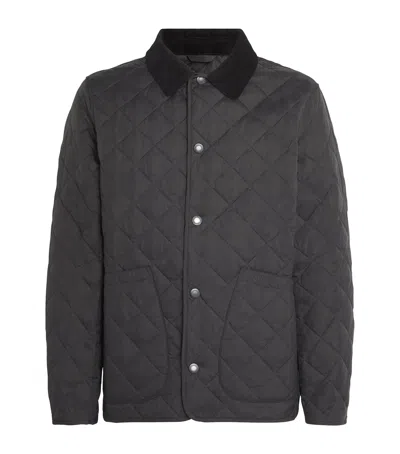 Barbour Heritage Liddesdale Quilted Jacket In Black