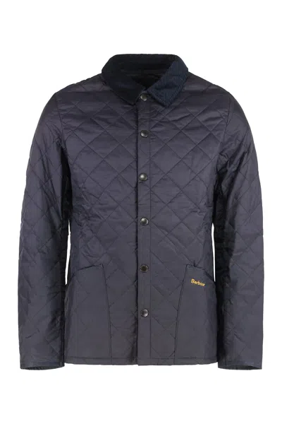 Barbour Heritage Liddesdale Quilted Jacket In Blue