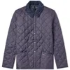 Barbour Heritage Liddesdale Quilted Jacket In Gray