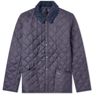 Barbour Heritage Liddesdale Quilted Jacket In Gray
