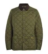 Barbour Heritage Liddesdale Olive Green Duvet In Green