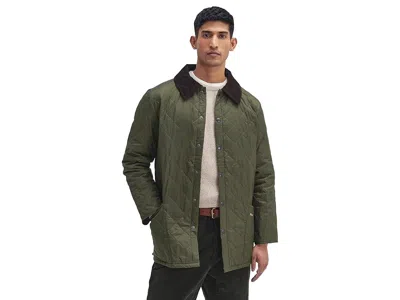 Barbour Heritage Liddesdale Quilted Jacket In Green