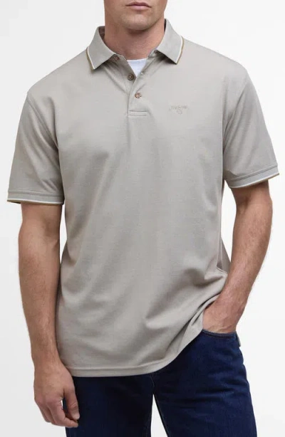Barbour Heydon Performance Polo In Military Brown