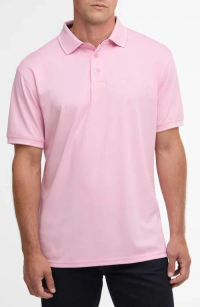 Barbour Heydon Performance Polo In Pink