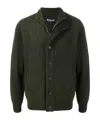 Barbour Sweater High Neck Elbow Patches In Black