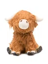 Barbour Highland Cow Dog Toy In Brown