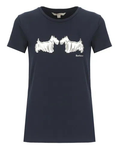Barbour Highlands T-shirt In Blue