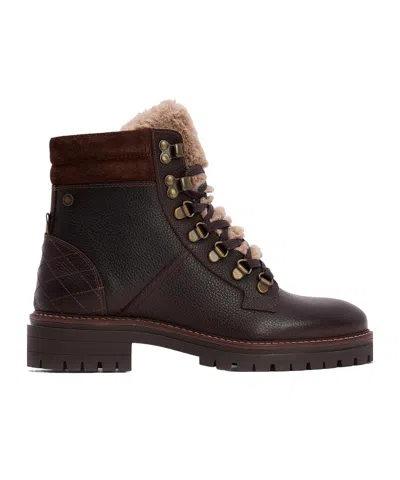 Barbour Hiker Rugged Boots In Brown