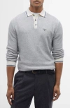 Barbour Hilden Cotton & Wool Polo Sweater In Chalk