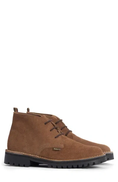 Barbour Hobart Chukka Boot In Taupe Beige