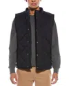 Barbour Holburn Quilted Gilet In Black