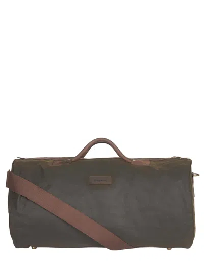 Barbour Holdall Wax Bag In Green