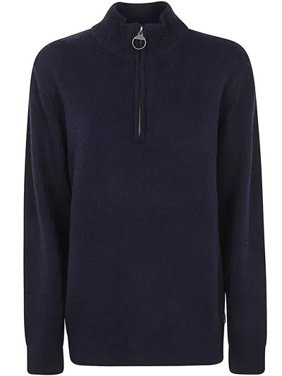 Barbour Holden Half Zip Knitwear In Blue