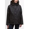 Barbour Hollies Waxed Water Repellent Jacket In Black