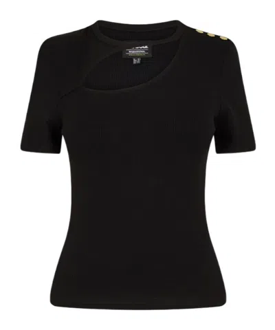 Barbour Hollow Neck T-shirt In White