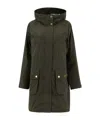Barbour Women's Polyester Coat In Black
