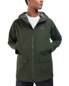 Barbour Domus Hooded Jacket In Sage/classic