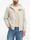 Barbour Hooded Jacket In White