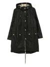 Barbour Hooded Parka In Black