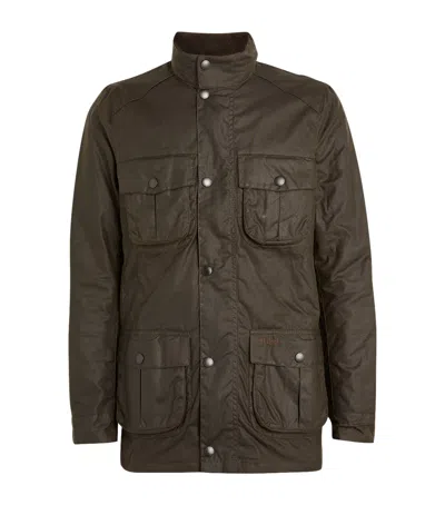 BARBOUR HOODED WAX JACKET
