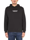 Barbour Hoodie In Black