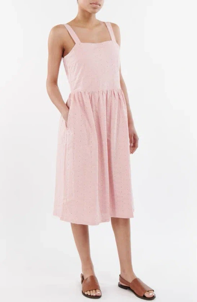 Barbour Hopewell Cotton Dress In Pink