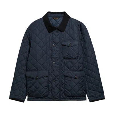 Pre-owned Barbour Hornby Quilted Jacket 'navy' | Blue | Men's Size L