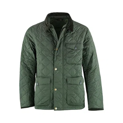 Pre-owned Barbour Hornby Quilted Jacket 'sage' | Green | Men's Size Xl