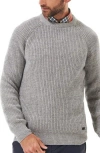 Barbour Horseford Wool Crewneck Sweater In Gray