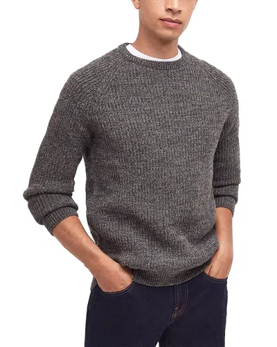 Barbour Horseford Wool Crewneck Sweater In Gray
